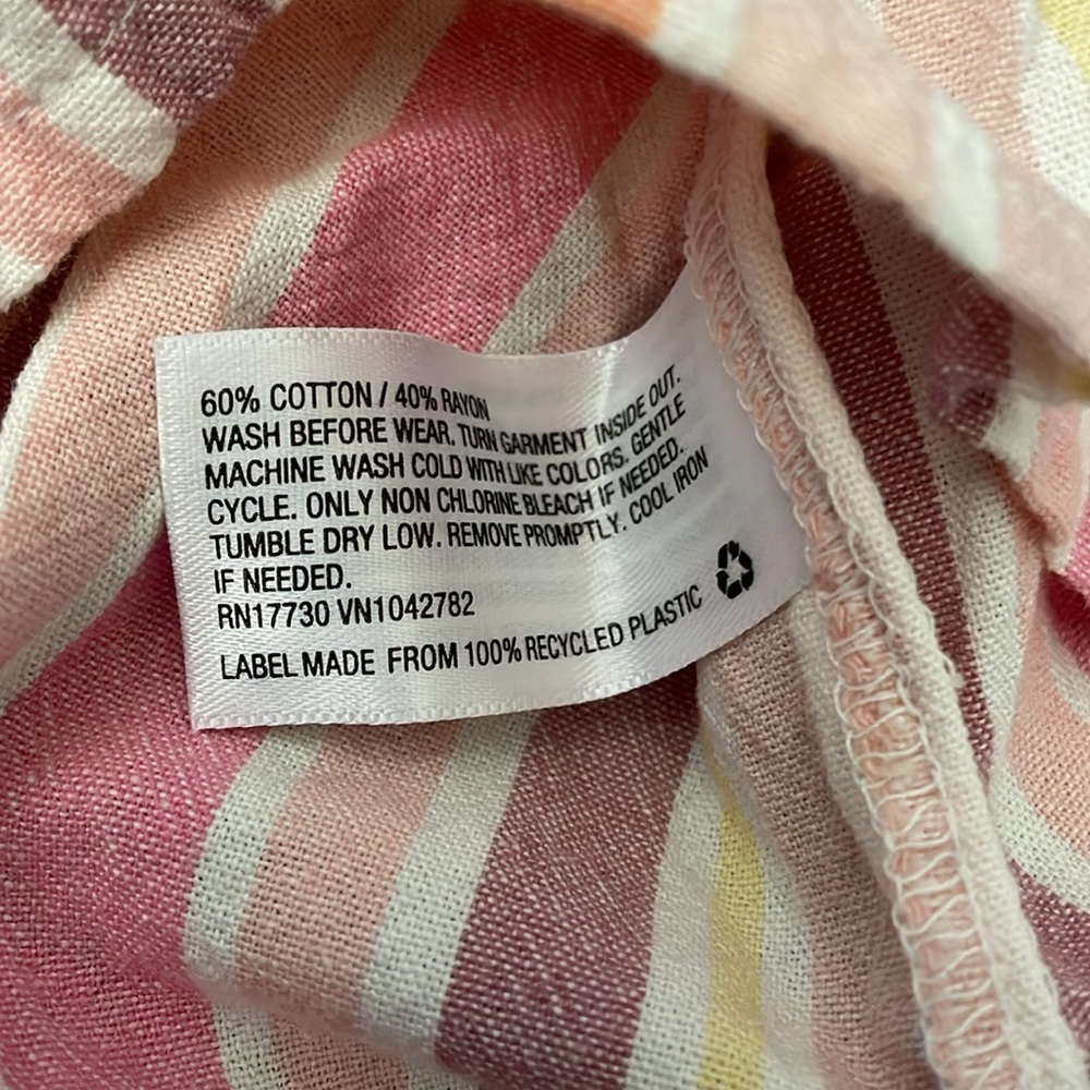 Cat & Jack Button Front Sleeveless Woven Shirt - Picture 6 of 6